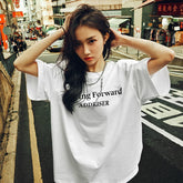 Nuthink trendy letter short sleeved T-shirt heavyweight American 280g half sleeved T-shirt for men and women summer 2026