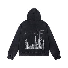 Vintage New York City Graphic Full‑Zip Hoodie