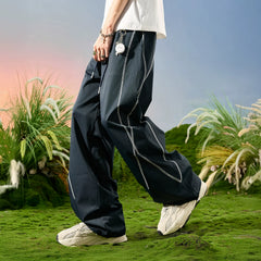 Nuthink American Trendy Brand Casual Sports Pants Hasselblad Line Deconstruction Men's Pants Quick Drying 2026 New Autumn Edition