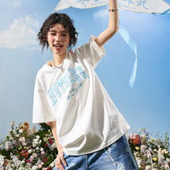 Nuthink American Trendy Heavy Industry Embroidered Letter Short Sleeve Men's Solona Cool T-shirt 2026 Summer New Edition