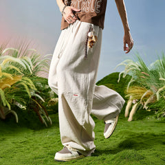 Nuthink American wide leg loose casual pants men's pants thin pants cool and quick drying 2026 new summer