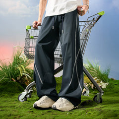 Nuthink American Trendy Brand Casual Sports Pants Hasselblad Line Deconstruction Men's Pants Quick Drying 2026 New Autumn Edition