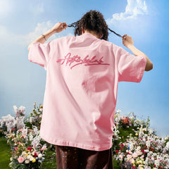 Nuthink American Dopamine Embroidered Letter Short Sleeve T-shirt Solona Cool Men and Women 2026 Summer New Collection