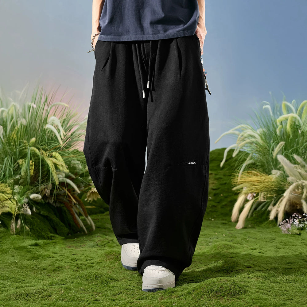 Nuthink American wide leg loose casual pants men's pants thin pants cool and quick drying 2026 new summer