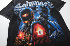 Vintage Black Metal Band Double‑Sided Graphic T‑Shirt